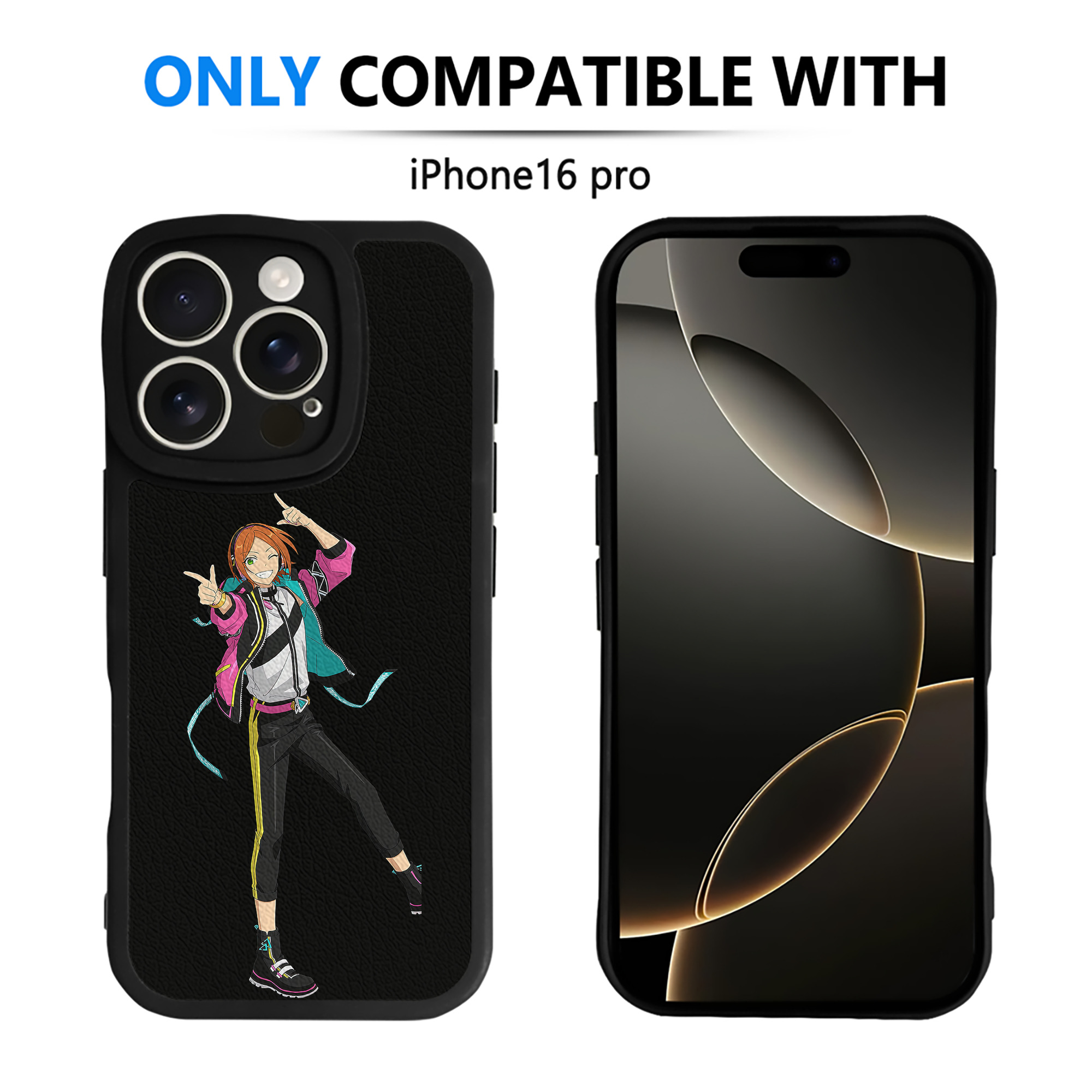 （画像用） あんさんぶるスターズ! Ensemble Stars 【iPhone 16シリーズ対応】シリコンスマホケース（レザー調） 材質：シリコン